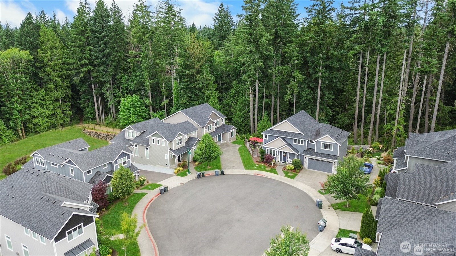7780 53rd Place Gig Harbor, WA 98335 - Photo 35 of 39 an aerial view of a house with garden