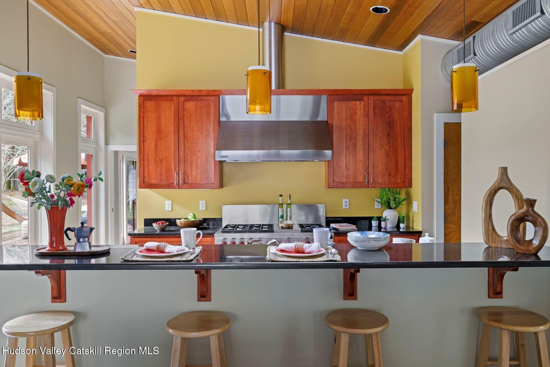 41 Shultis Farm Road Bearsville, NY 12409 - Photo 16 of 47 a kitchen with a sink and a stove top oven