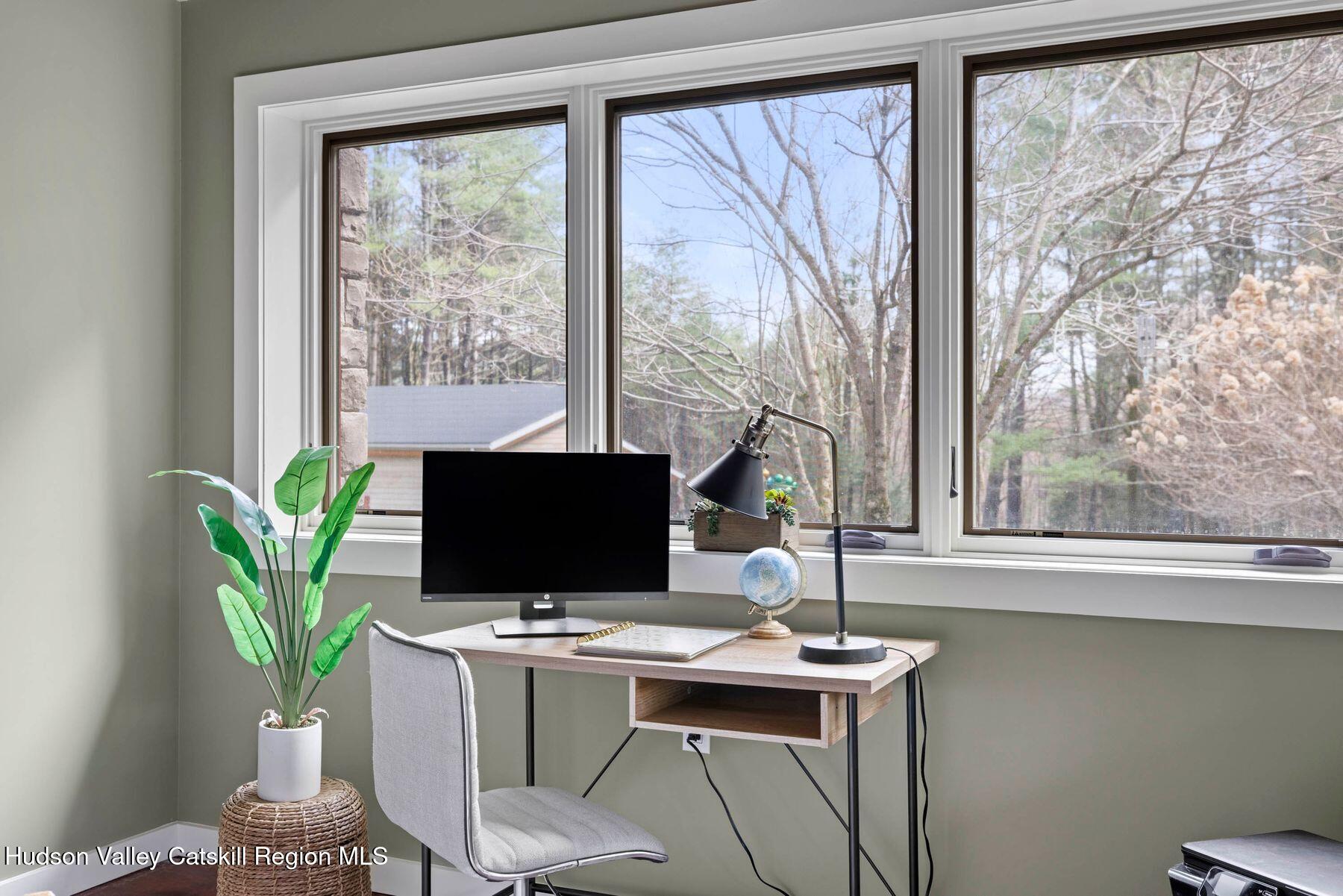 41 Shultis Farm Road Bearsville, NY 12409 - Photo 33 of 47 a view of a workspace with a window