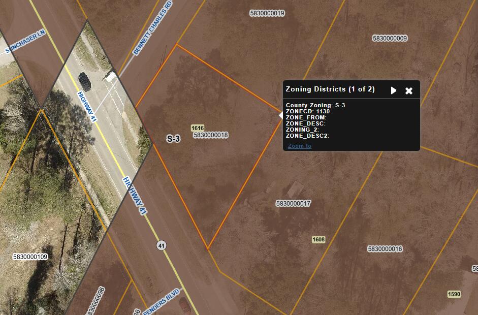 1616 Highway 41 Mount Pleasant, SC 29466 - Photo 6 of 14 6 Zoning S-3 (Charleston GIS)