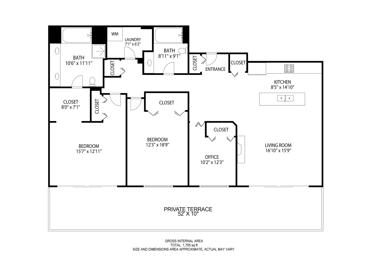 1525 South Sangamon Street, Unit 802P Chicago, IL 60608 - Photo 20 of 32