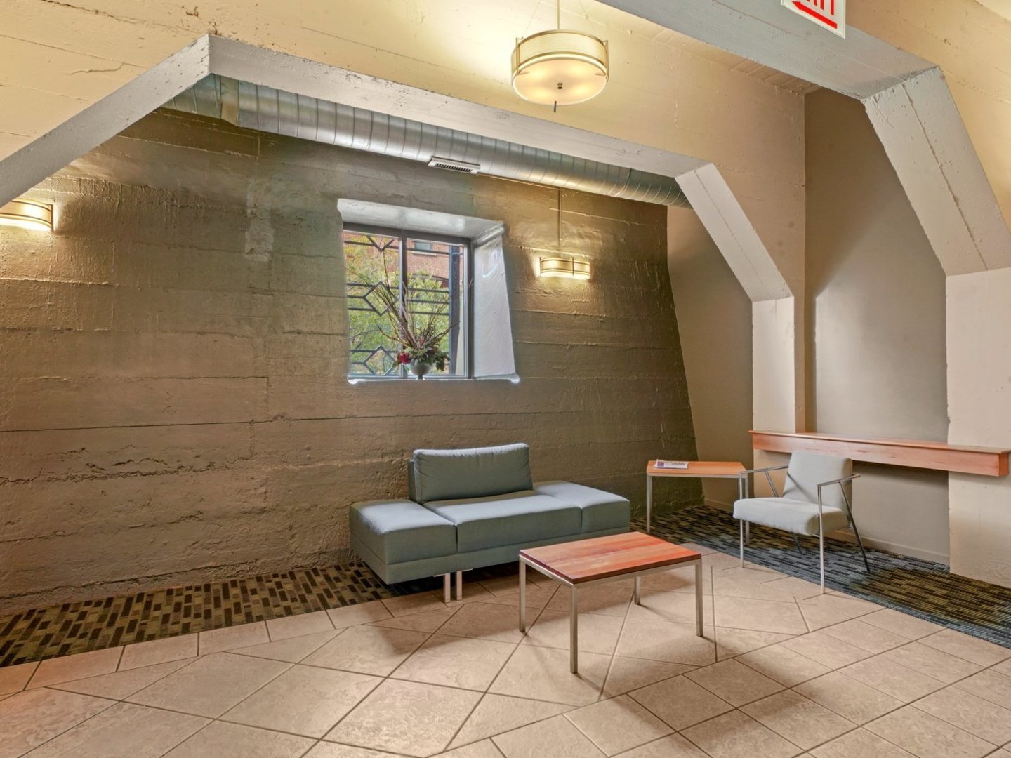 1525 South Sangamon Street, Unit 802P Chicago, IL 60608 - Photo 28 of 32 a outdoor space with a couch and a potted plant