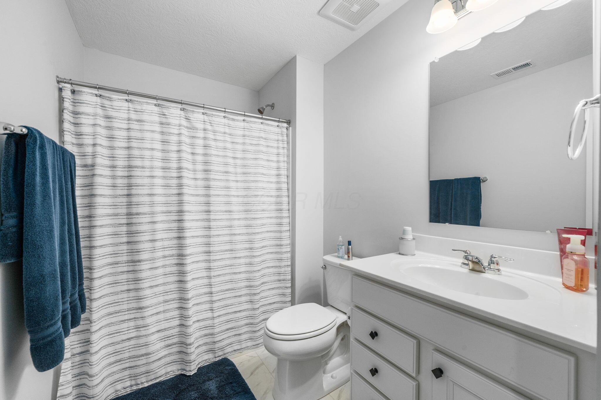 727 Fescue Road Galena, OH 43021 - Photo 53 of 85 The 2nd floor bathroom has a 35" comfort height vanity with a cultured marble sink.