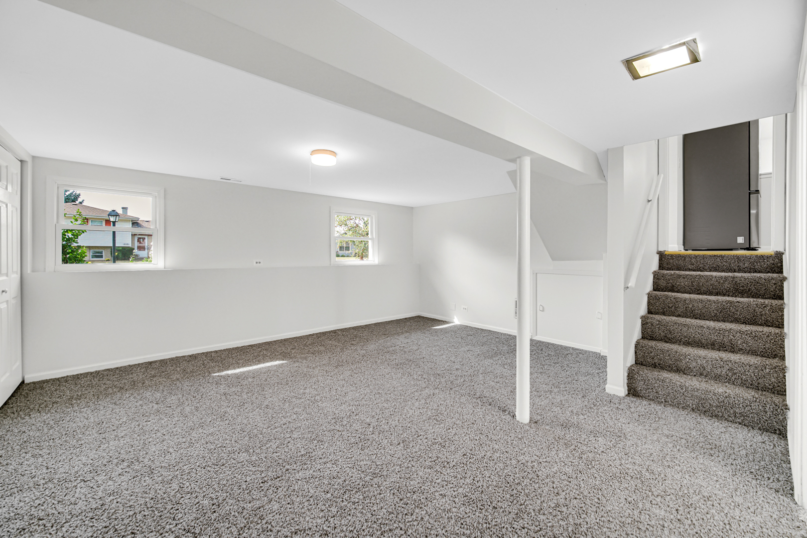 214 Oakleaf Road Lake In The Hills, IL 60156 - Photo 15 of 25 a view of an empty room with stairs