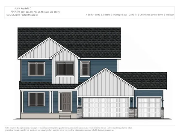 $522,900 | 9674 32nd Street Northeast, St. Michael, MN 55376