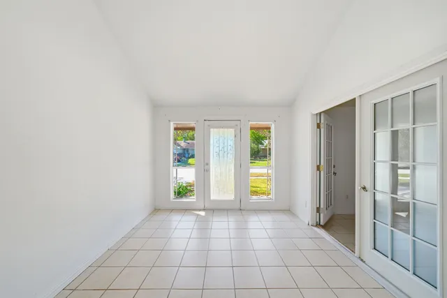 a view of an empty room with window