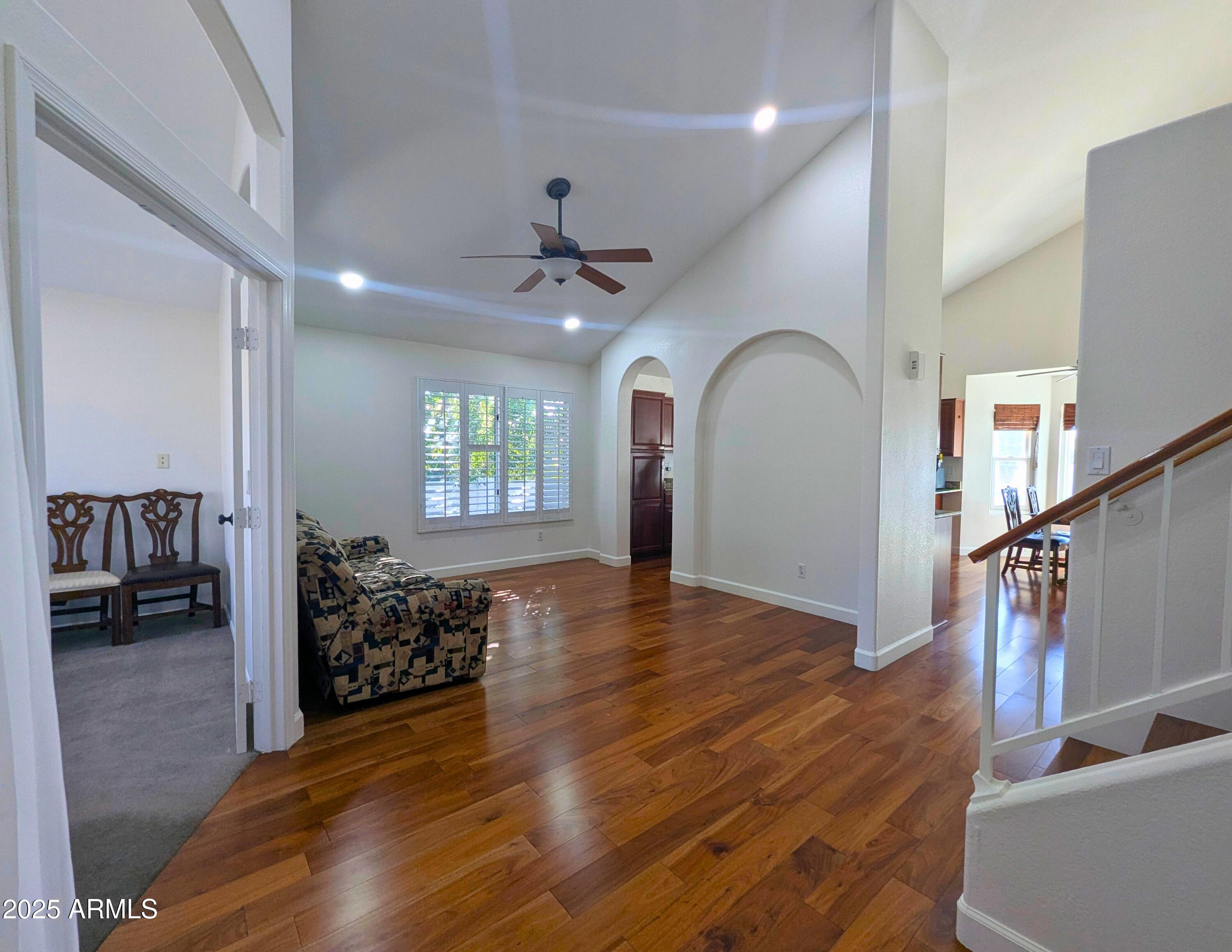 242 South Sycamore Place Chandler, AZ 85224 - Photo 11 of 40 a view of a livingroom with furniture and hardwood floor