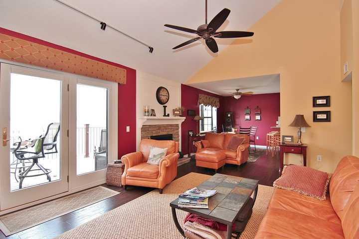 645 Monte Vista Road, Unit 106 Union Hall, VA 24176 - Photo 4 of 32 Great Room opens to the Deck