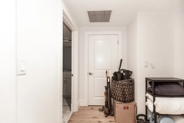 a view of storage and utility room