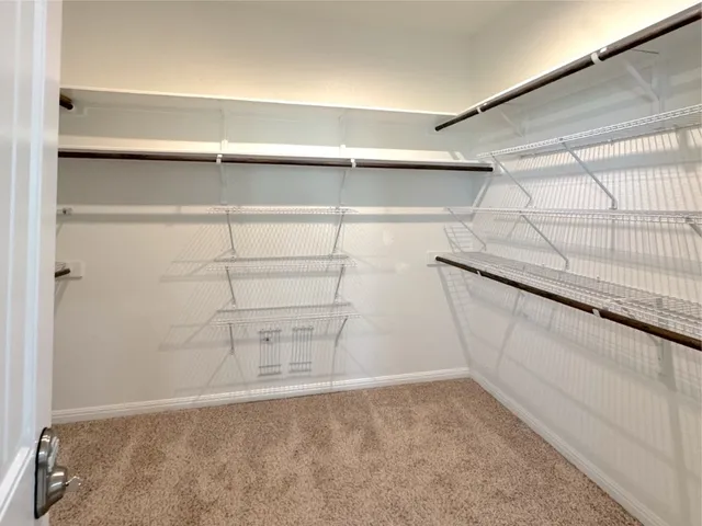 a view of walk in closet
