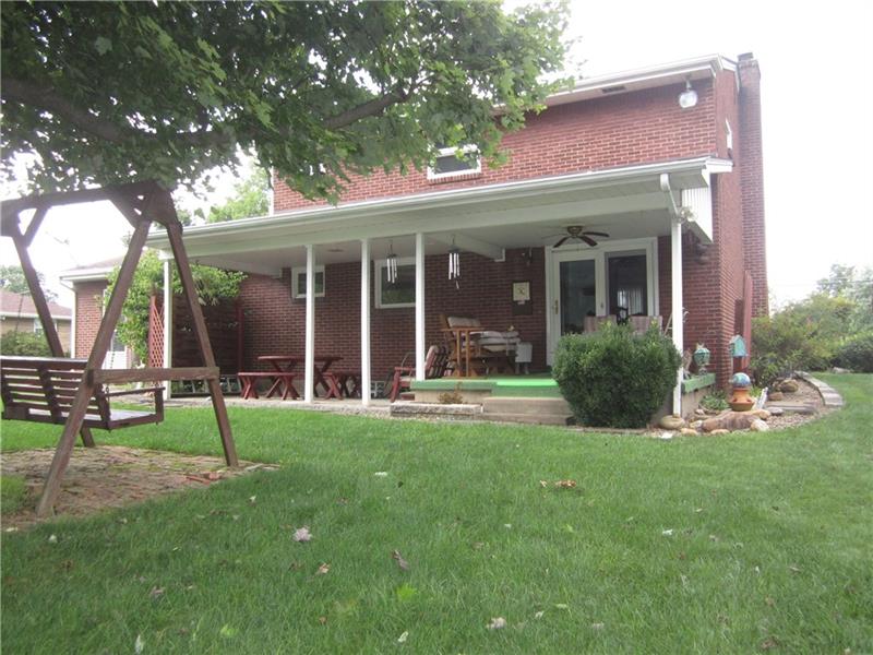 158 West McClain Road Rostraver Township, PA 15012 - Photo 22 of 25 Backyard with 2 covered seating areas.