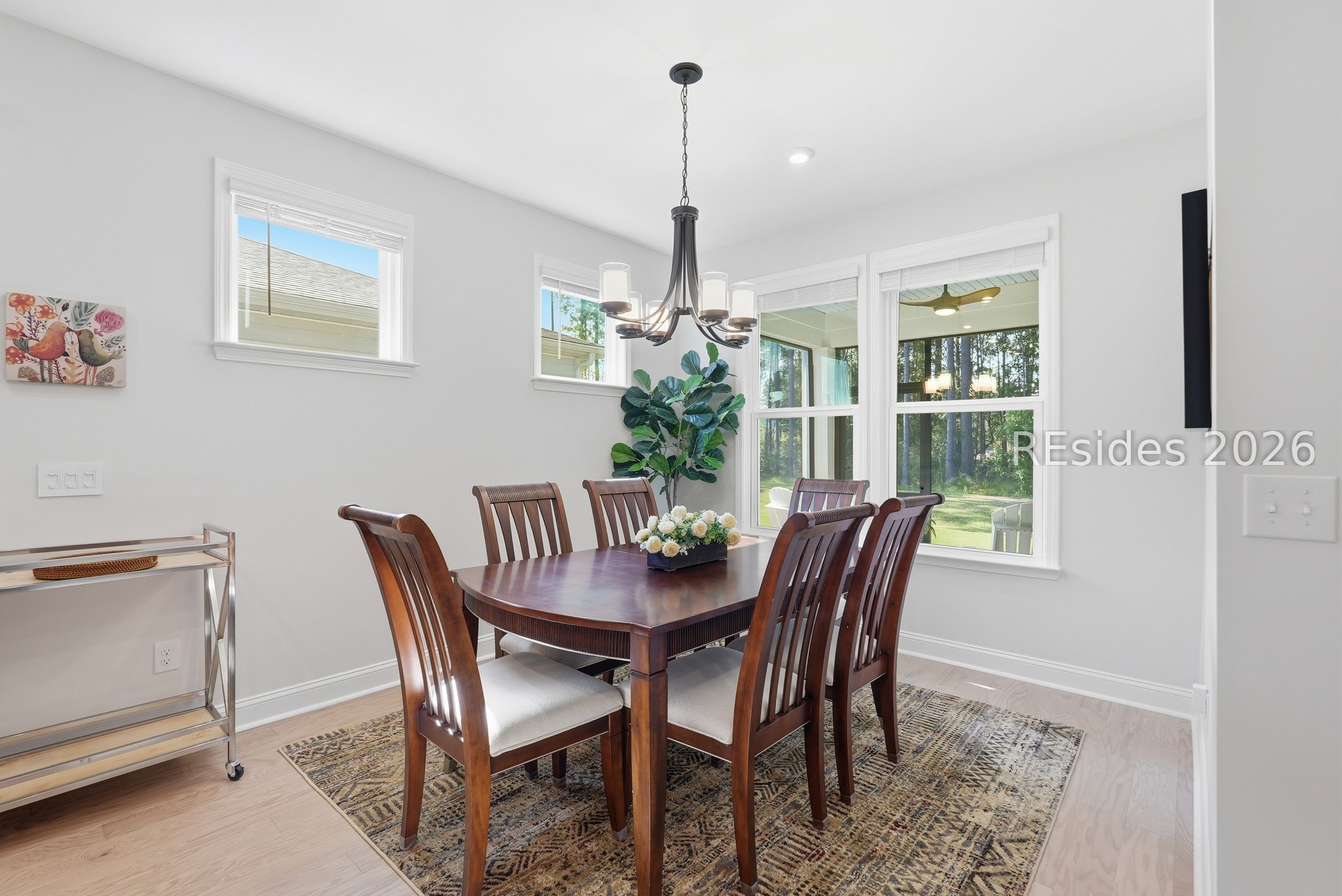 99 Sun Fish Way Hardeeville, SC 29927 - Photo 18 of 80 Dining room w/picture windows & chandelier