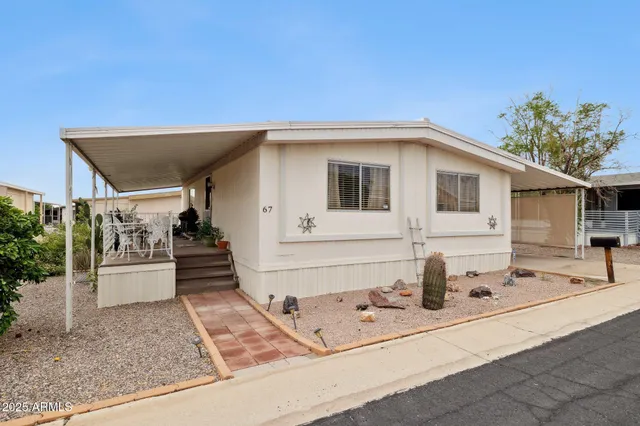 a front view of a house with a porch