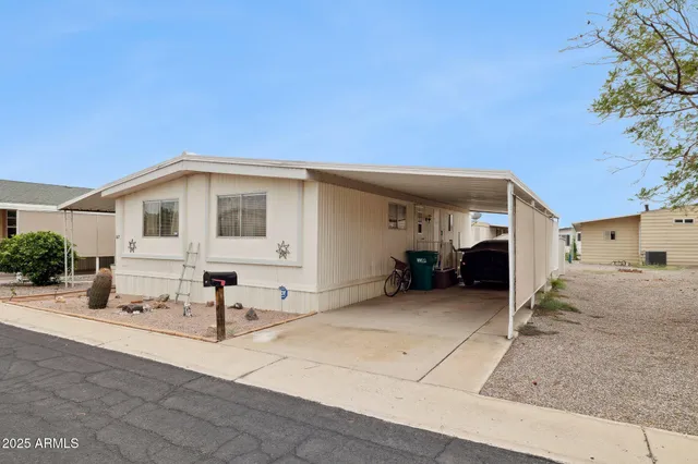a view of a house with a patio