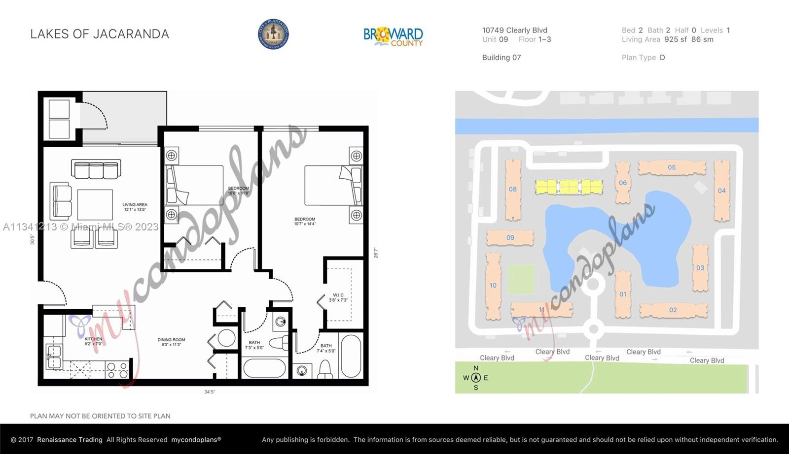 Lakes of Jacaranda Condominiums Plantation, FL 33324 - Photo 4 of 29 a black and white photo of a living room