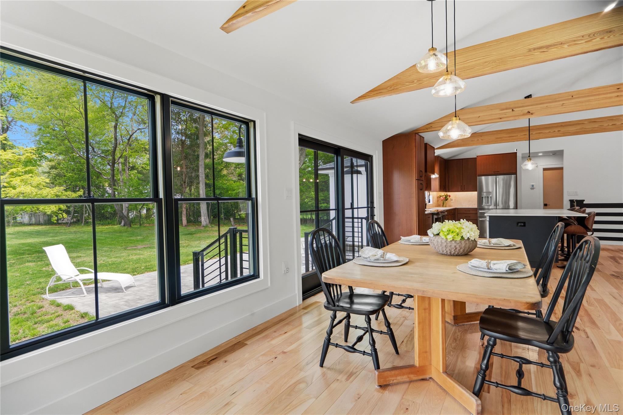263 Beaver Dam Road Brookhaven, NY 11719 - Photo 16 of 32 a view of a dining room with furniture window and outside view