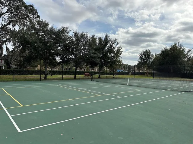 a view of a tennis court