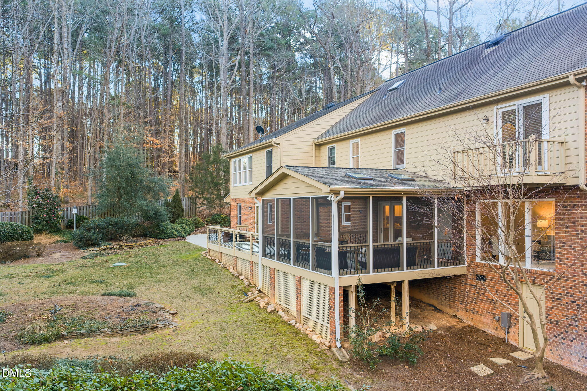 2300 Vly Frg Road Raleigh, NC 27615 - Photo 51 of 62 a view of a house with a yard and wooden fence