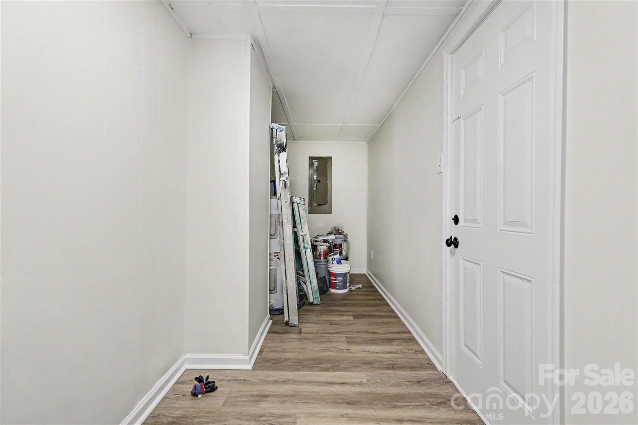 1013 Ridge Avenue Gastonia, NC 28052 - Photo 23 of 33 a view of a hallway with wooden floor and entryway