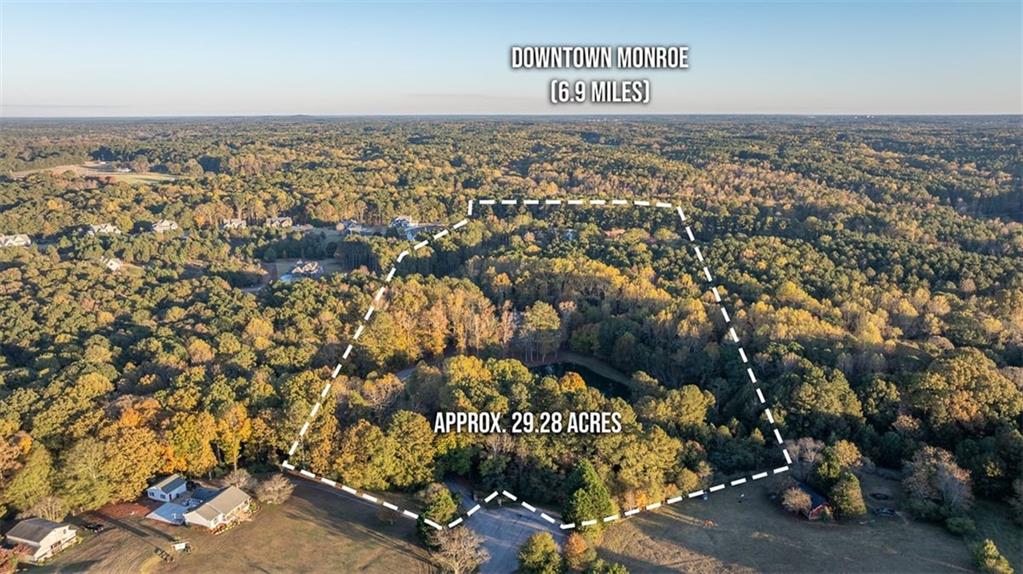 3055 Spring Hill Drive Monroe, GA 30656 - Photo 60 of 64 an aerial view of a house