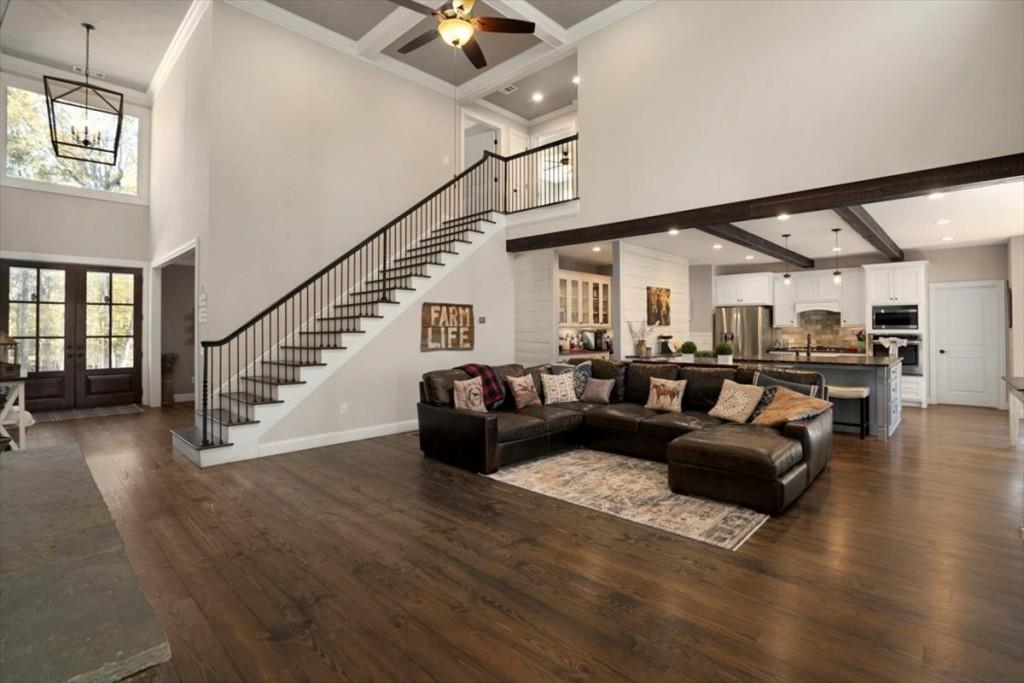 3055 Spring Hill Drive Monroe, GA 30656 - Photo 9 of 64 a living room with furniture and wooden floor
