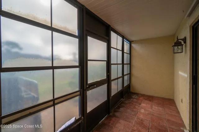 a view of front door