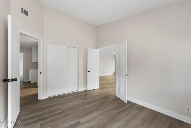 wooden floor in an empty room