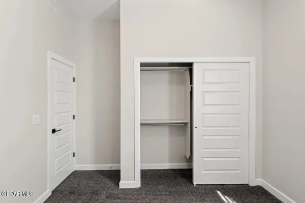 a view of closet area