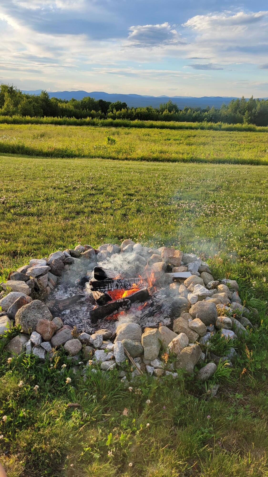 50 5 Corners Road New Sharon, ME 04955 - Photo 82 of 84 fire pit and front view