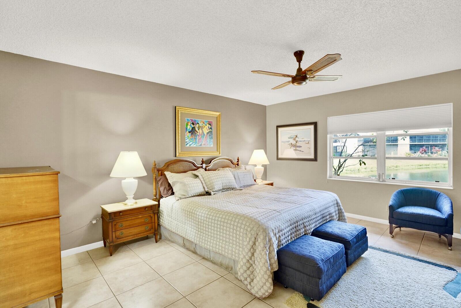 5810 Princess Palm Court, Unit B Delray Beach, FL 33484 - Photo 10 of 24 PRIMARY BEDROOM