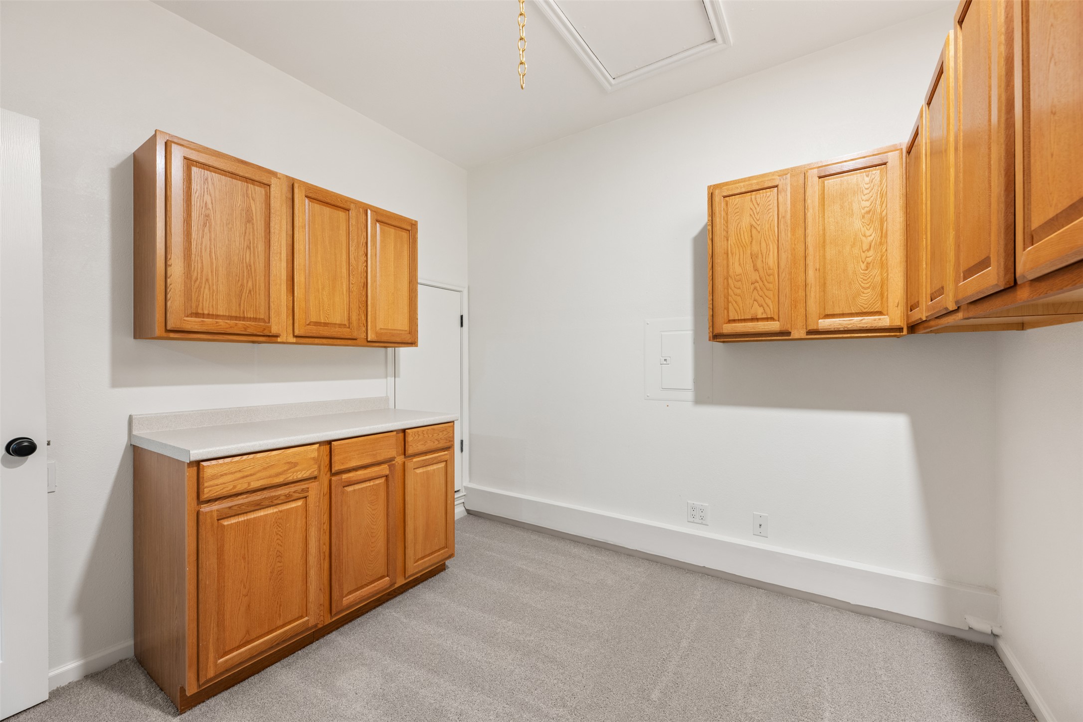 2429 A Curry Loop Round Rock, TX 78664 - Photo 18 of 28 a room with stainless steel appliances granite countertop a sink a microwave cabinets and a window