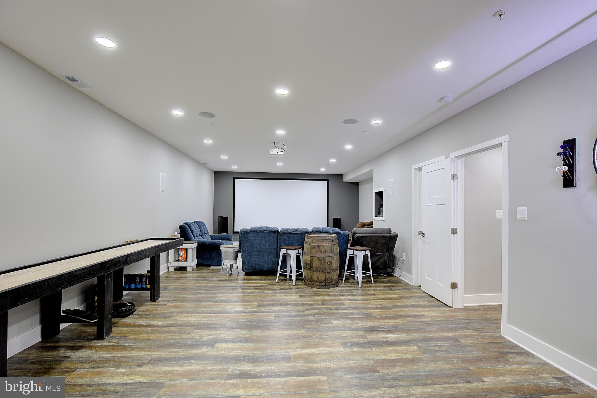 3081 Soper Road Huntingtown, MD 20639 - Photo 42 of 49 Spacious home theater retreat.