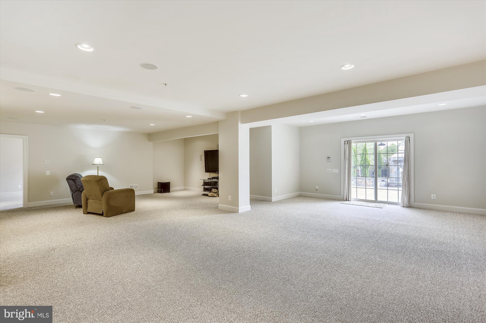 4826 Chichester House Road Olney, MD 20832 - Photo 57 of 97 Lower Level Rec room and Media area