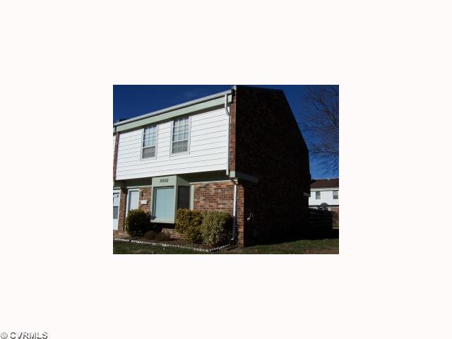 10052 Purcell Road Henrico, VA 23228 - Photo 1 of 10 Exterior Front - 10052 Purcell Road - Front View of Townhouse