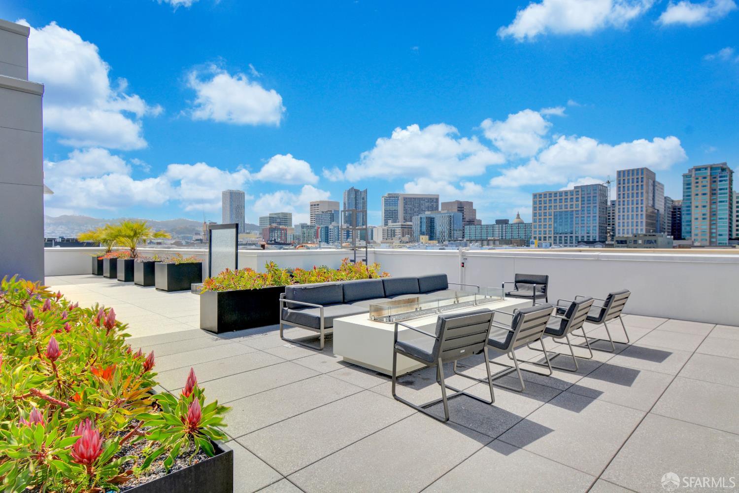 99 Rausch Street, Unit 303 San Francisco, CA 94103 - Photo 17 of 37 a outdoor space with lots of white furniture