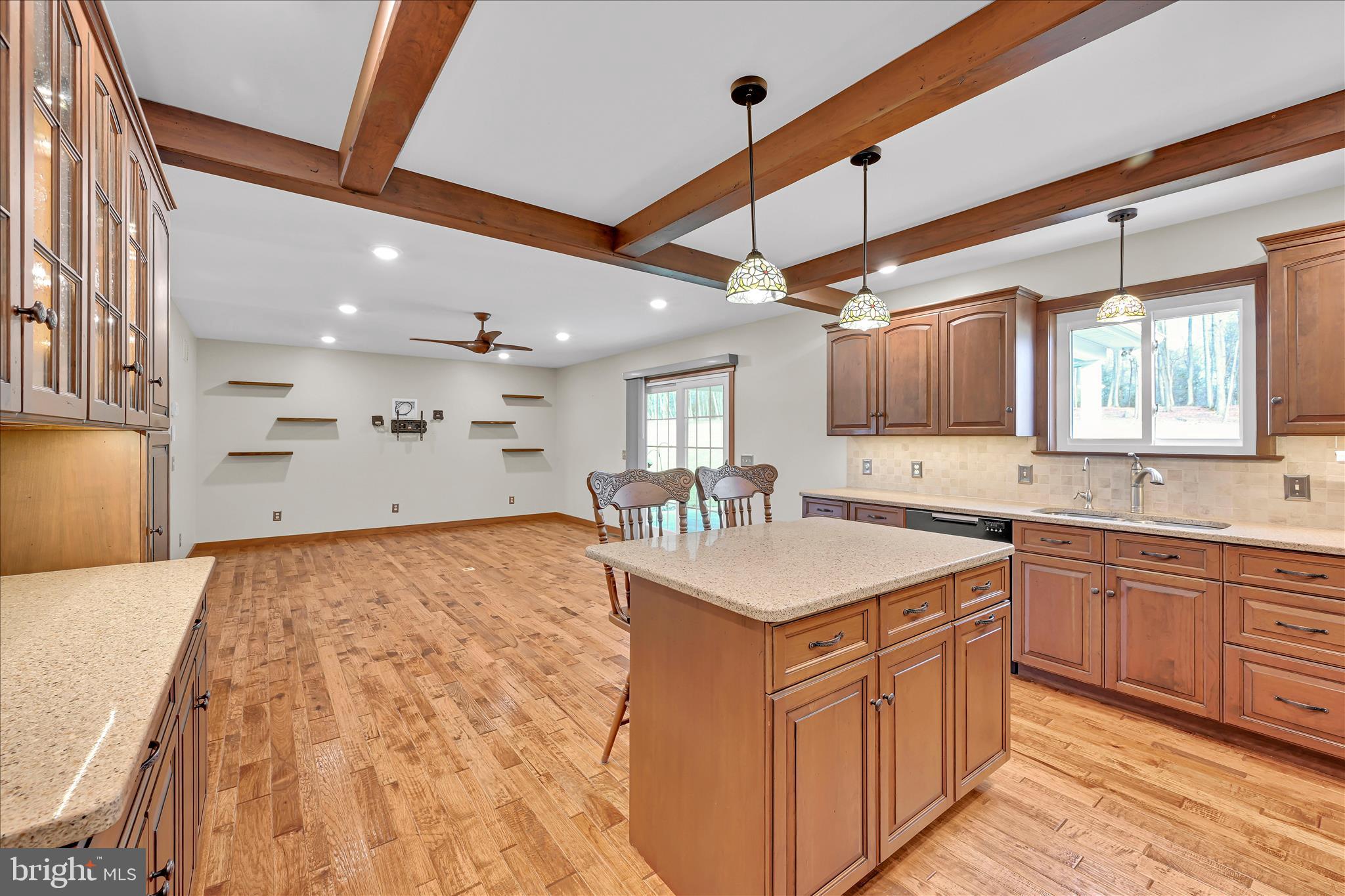 643 Deturksville Road Pine Grove, PA 17963 - Photo 33 of 59 a large kitchen with kitchen island a sink stainless steel appliances and cabinets
