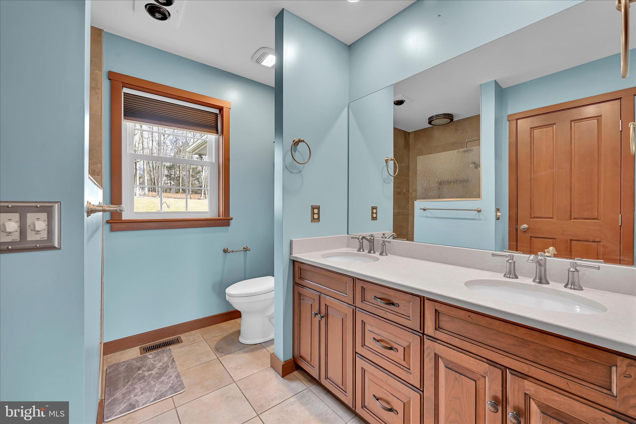 643 Deturksville Road Pine Grove, PA 17963 - Photo 35 of 59 a bathroom with a granite countertop sink toilet and mirror