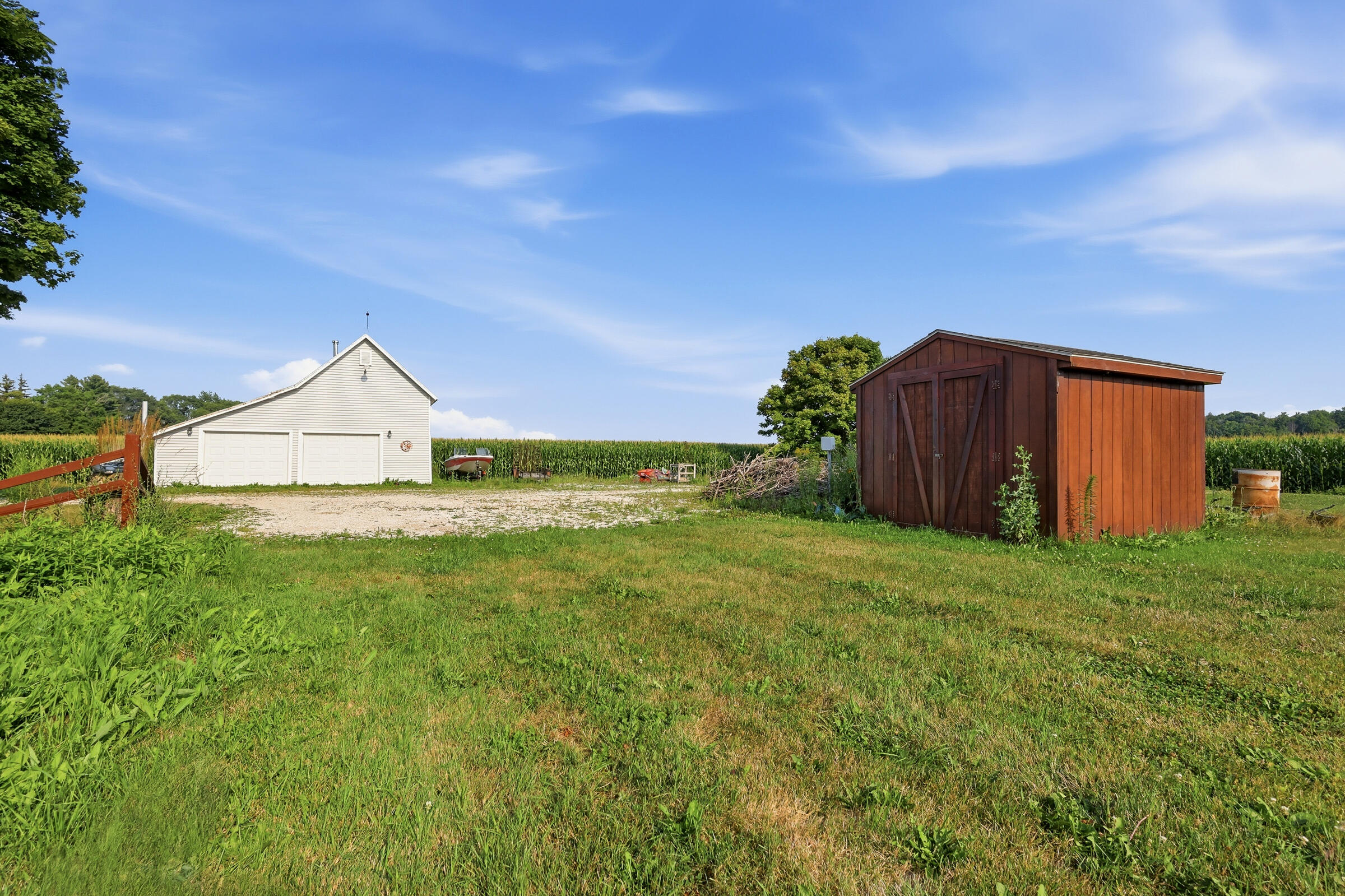 9817 Old 151 Road Manitowoc Rapids, WI 54220 - Photo 20 of 27 Garage and garden shed