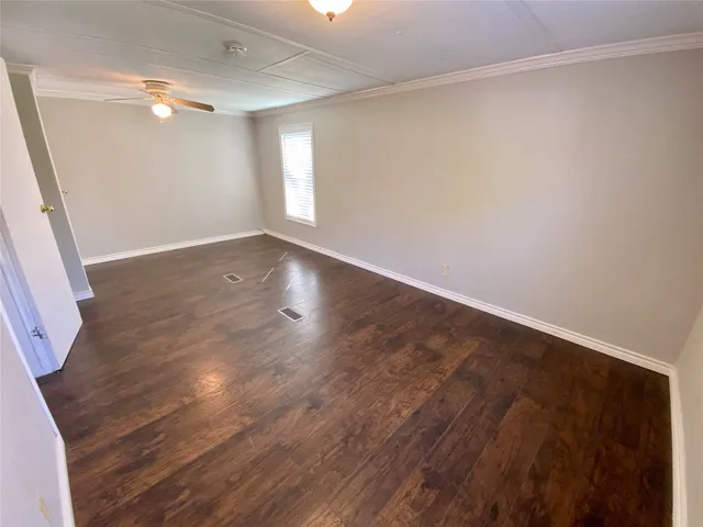 wooden floor in an empty room