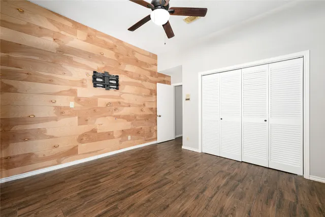 wooden floor in an empty room