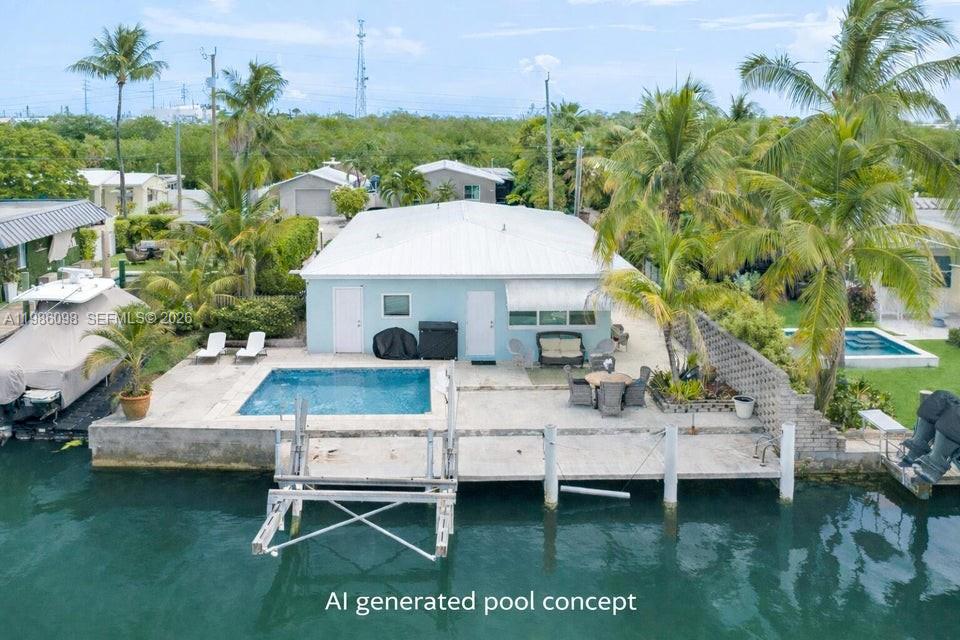 599 30th Street Marathon, FL 33050 - Photo 10 of 44 AI rendering of a possible pool
