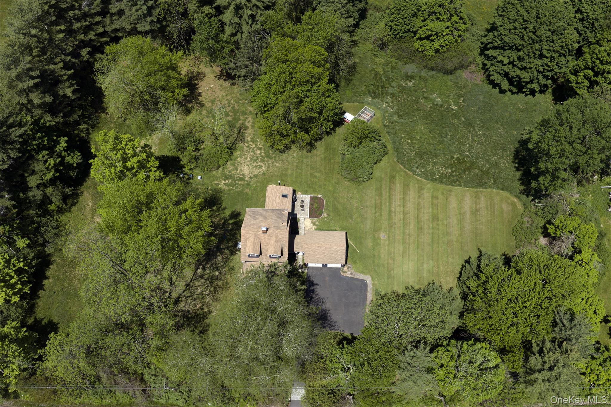 185 Verbank Village Road Millbrook, NY 12545 - Photo 21 of 22 an aerial view of a house with a yard