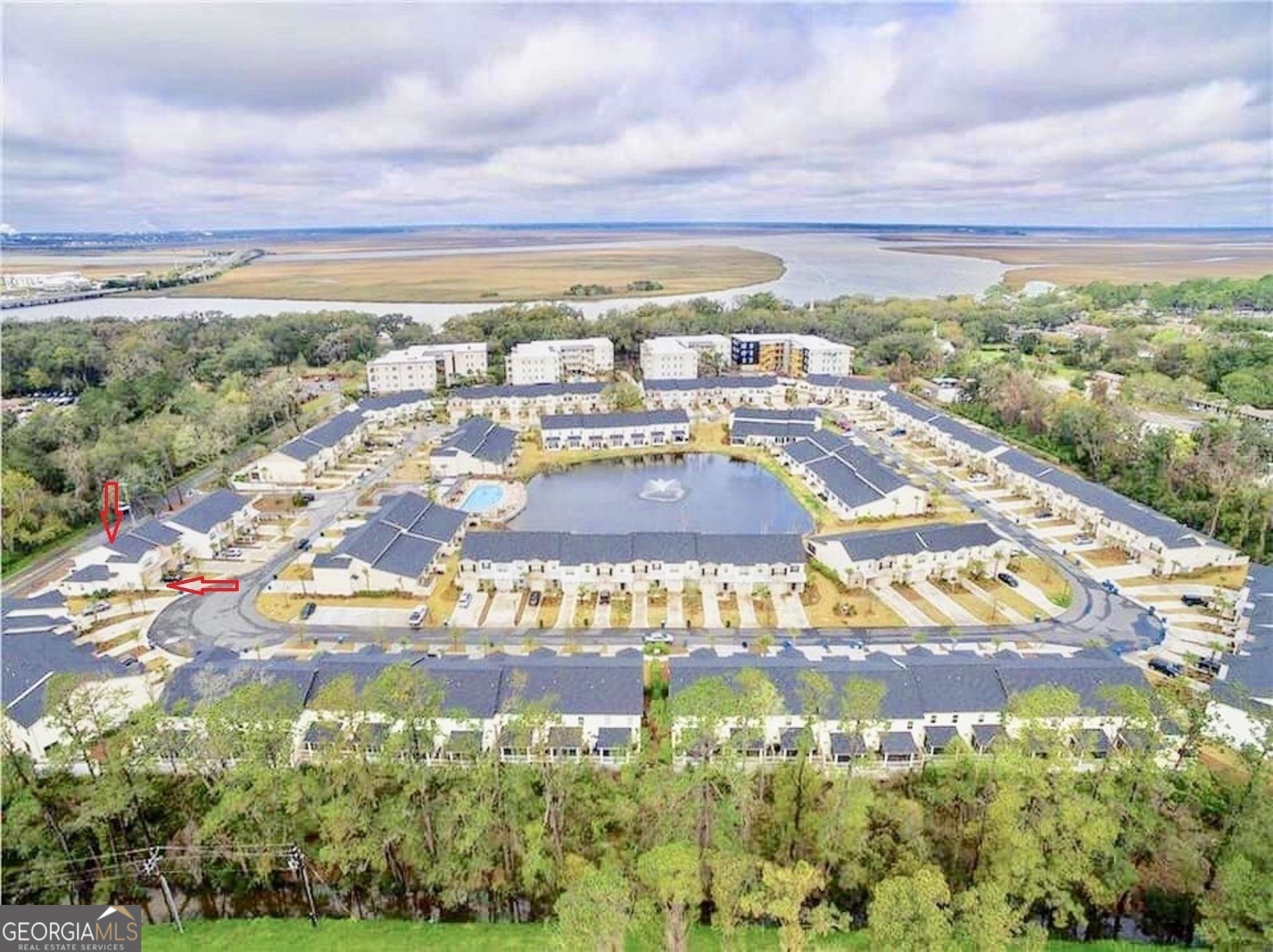 205 Mariners Circle St. Simons, GA 31522 - Photo 2 of 51 a view of city with ocean