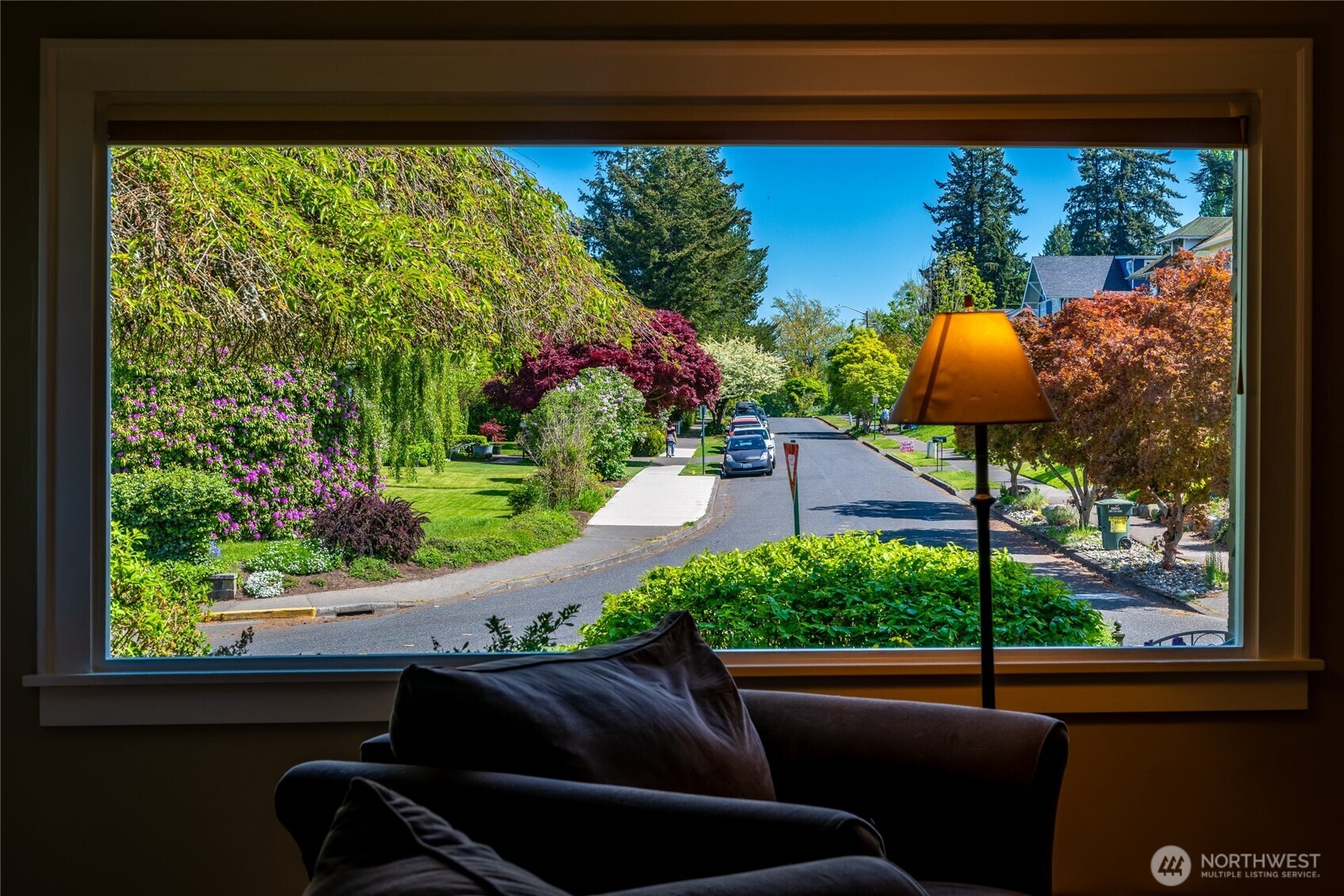 258 North Forest Street Bellingham, WA 98225 - Photo 12 of 40 a view of a back yard from a balcony
