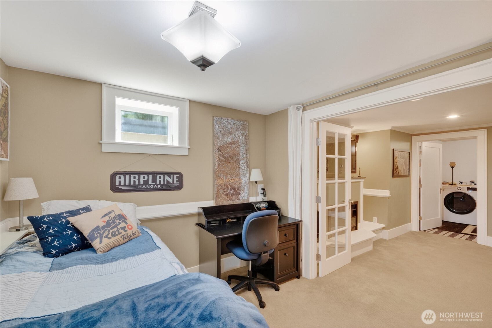 258 North Forest Street Bellingham, WA 98225 - Photo 33 of 40 a bedroom with furniture and a window