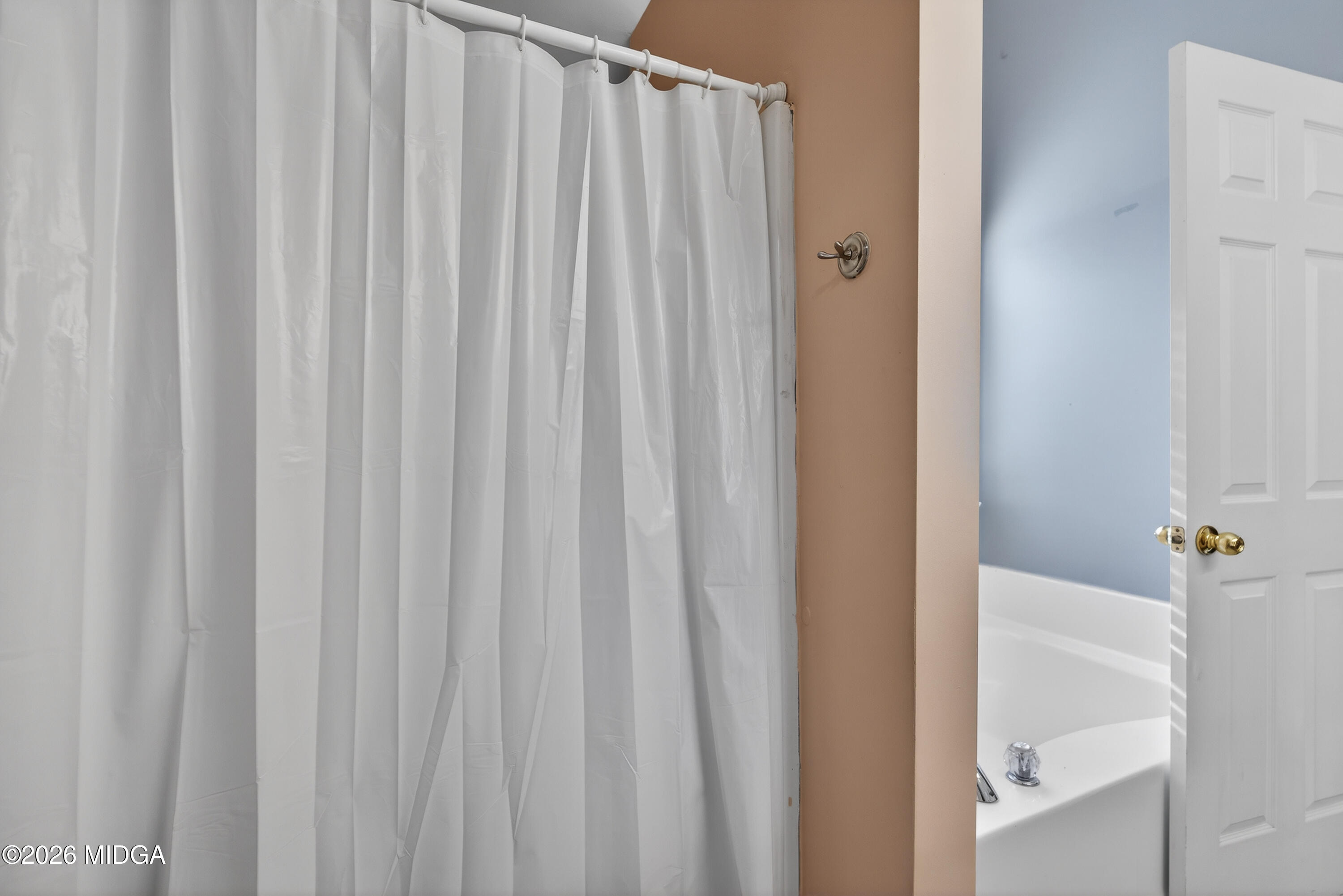 226 Amy Lane Gray, GA 31032 - Photo 30 of 46 a bathroom with a shower and a curtain