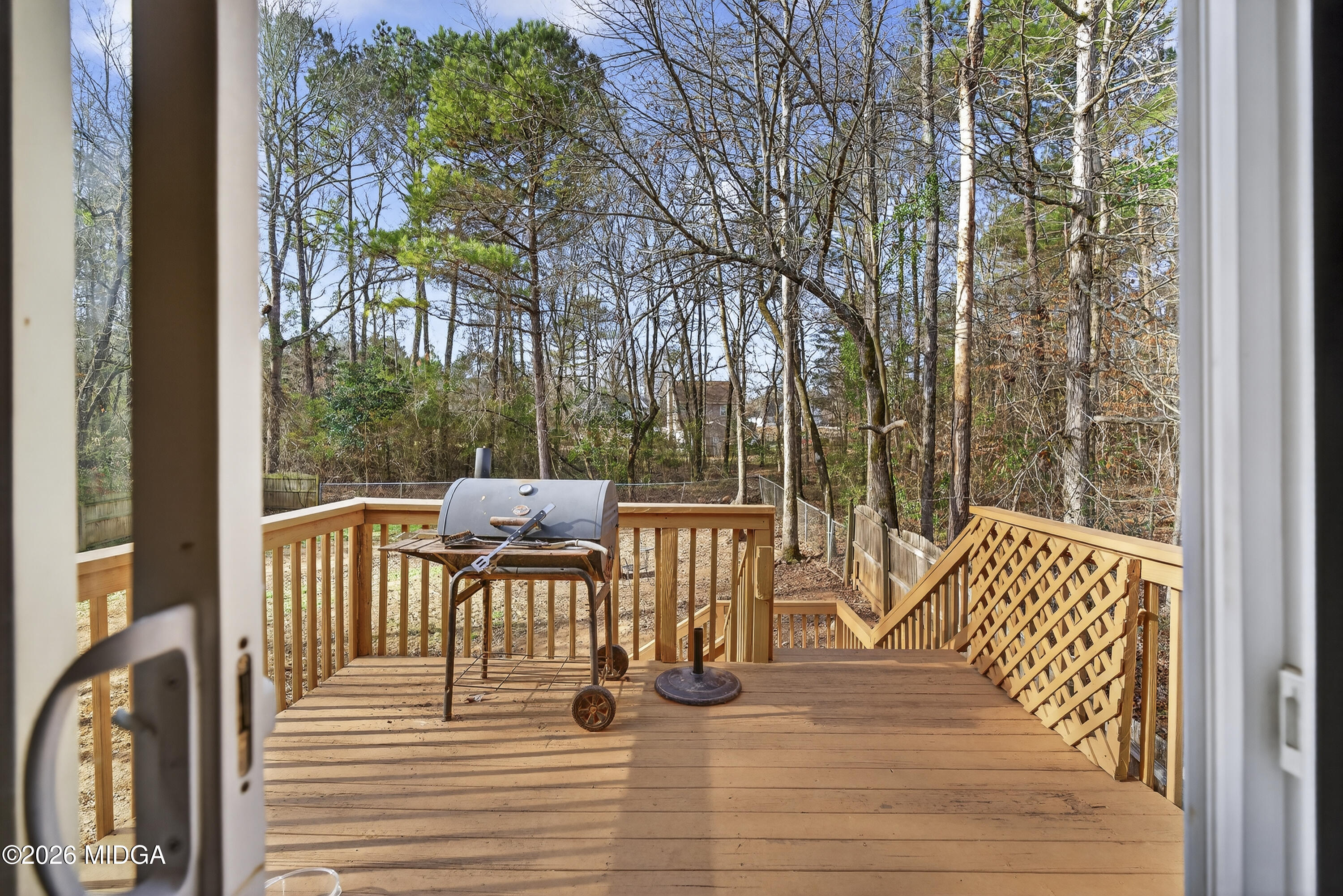 226 Amy Lane Gray, GA 31032 - Photo 40 of 46 a view of balcony with wooden floor and seating space