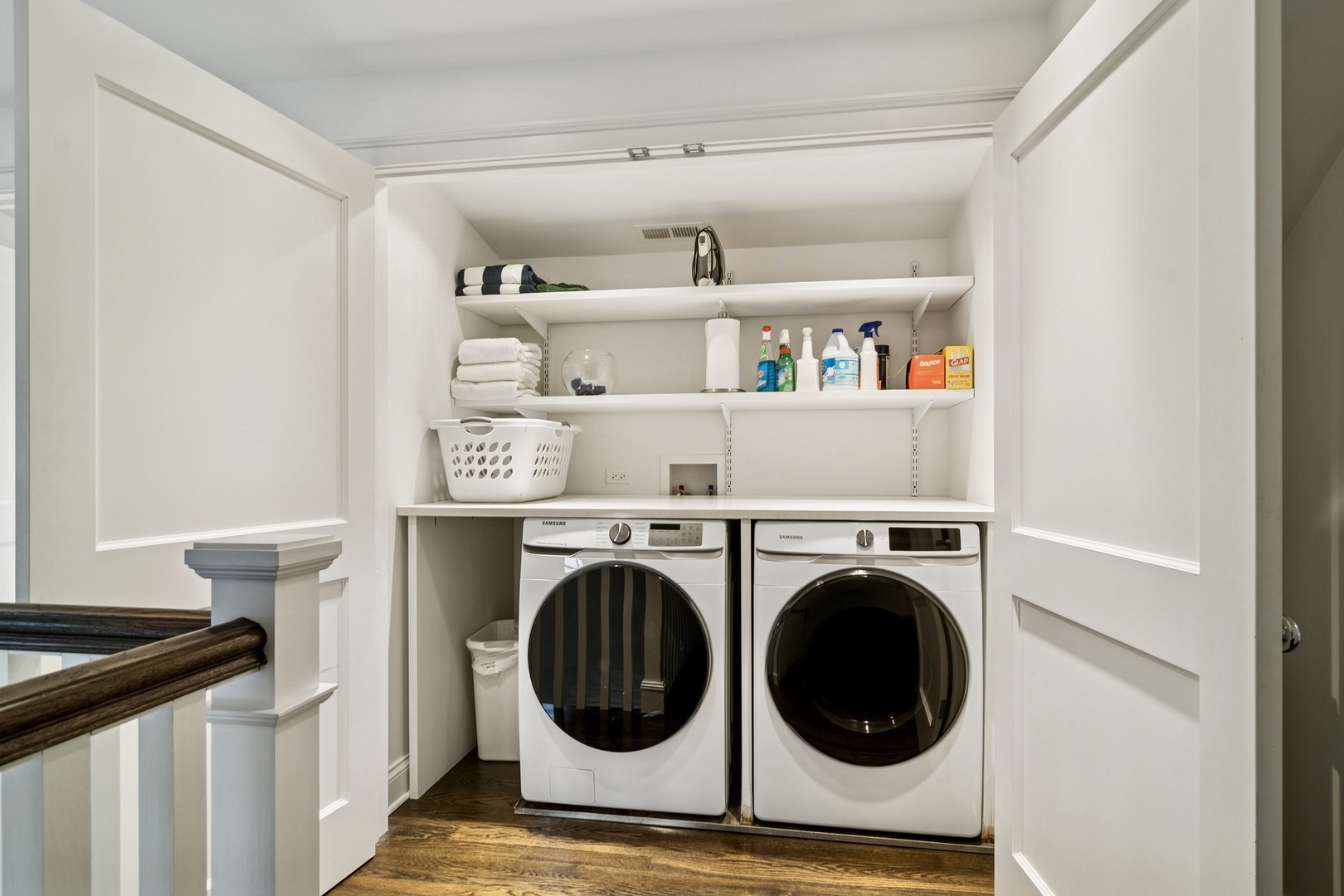 135 South Maywood Road Lake Forest, IL 60045 - Photo 31 of 35 a utility room with dryer and washer