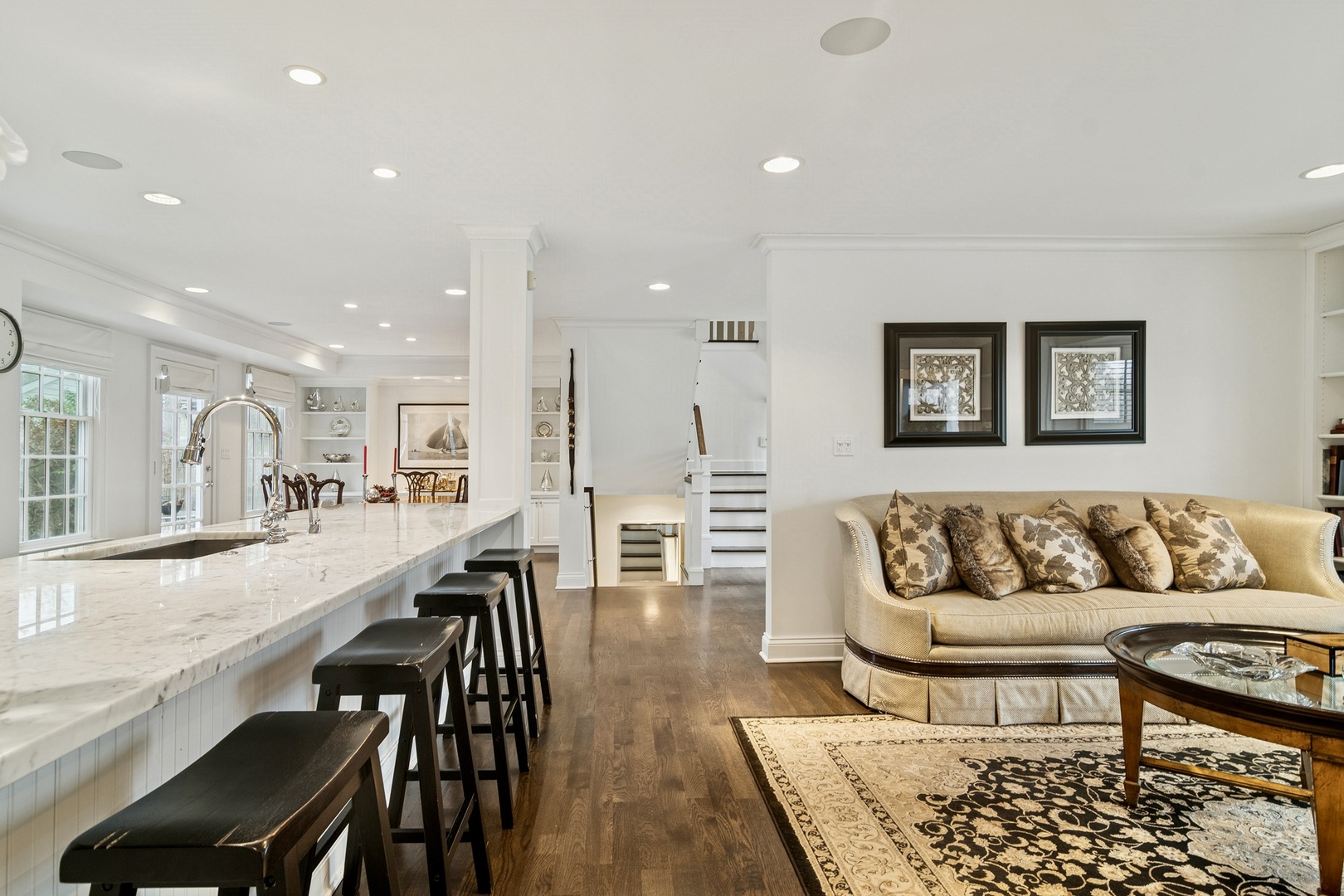 135 South Maywood Road Lake Forest, IL 60045 - Photo 10 of 35 a living room with furniture kitchen and a table