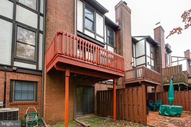 a view of a building with a window